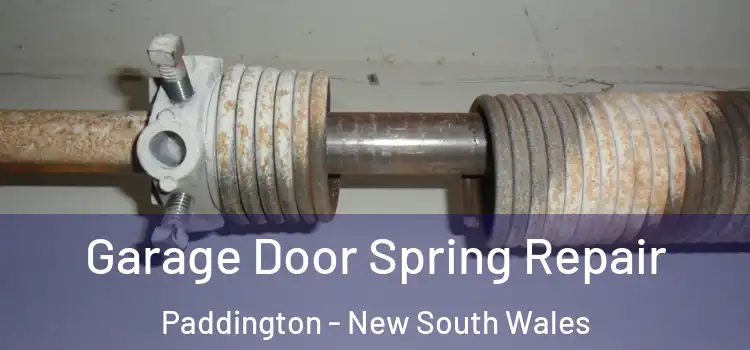Garage Door Spring Repair Paddington - New South Wales