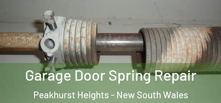 Garage Door Spring Repair Peakhurst Heights - New South Wales