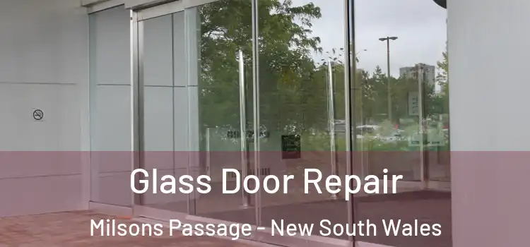 Glass Door Repair Milsons Passage - New South Wales
