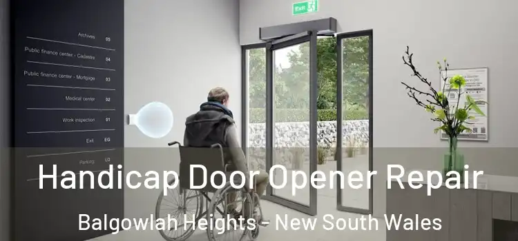 Handicap Door Opener Repair Balgowlah Heights - New South Wales