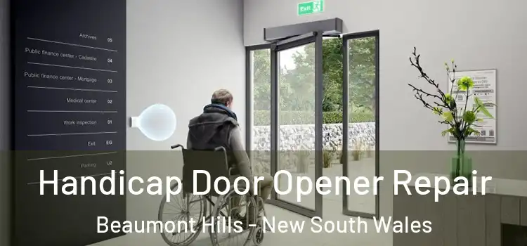 Handicap Door Opener Repair Beaumont Hills - New South Wales