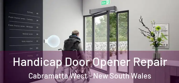 Handicap Door Opener Repair Cabramatta West - New South Wales