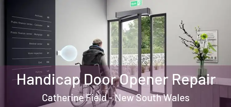 Handicap Door Opener Repair Catherine Field - New South Wales