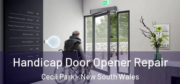 Handicap Door Opener Repair Cecil Park - New South Wales