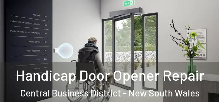 Handicap Door Opener Repair Central Business District - New South Wales