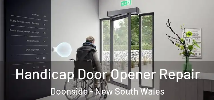 Handicap Door Opener Repair Doonside - New South Wales