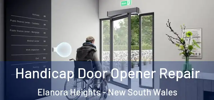 Handicap Door Opener Repair Elanora Heights - New South Wales