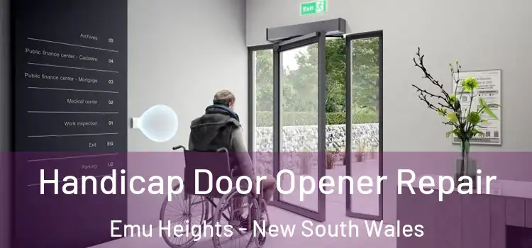 Handicap Door Opener Repair Emu Heights - New South Wales
