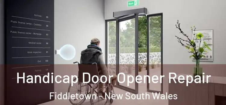 Handicap Door Opener Repair Fiddletown - New South Wales