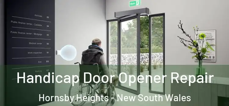 Handicap Door Opener Repair Hornsby Heights - New South Wales
