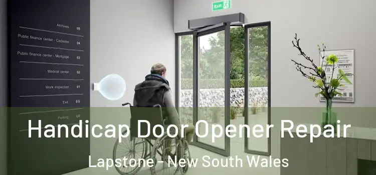 Handicap Door Opener Repair Lapstone - New South Wales
