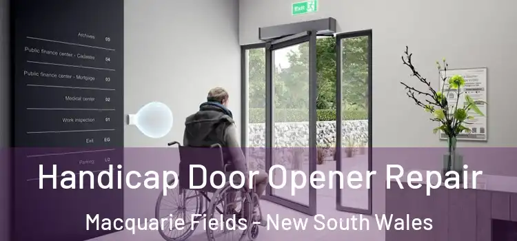 Handicap Door Opener Repair Macquarie Fields - New South Wales