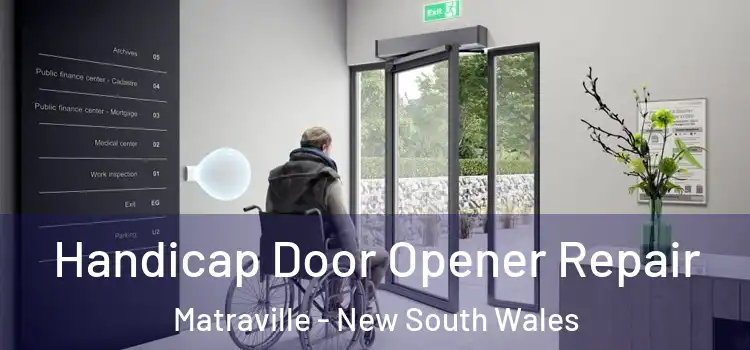 Handicap Door Opener Repair Matraville - New South Wales