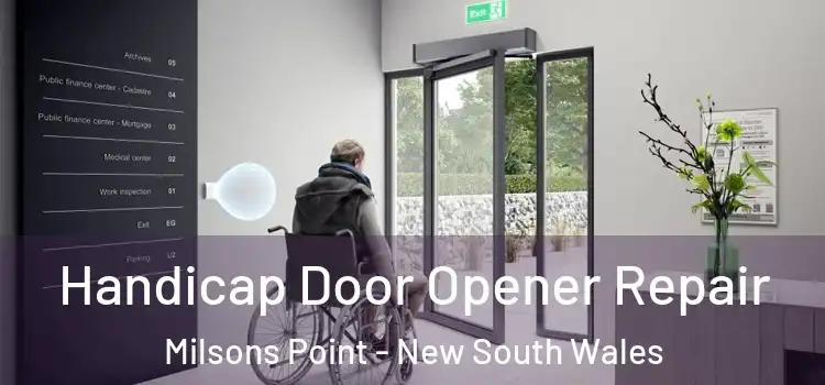 Handicap Door Opener Repair Milsons Point - New South Wales
