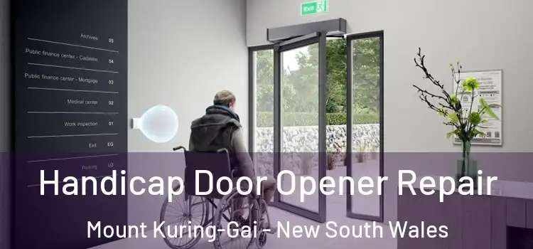 Handicap Door Opener Repair Mount Kuring-Gai - New South Wales