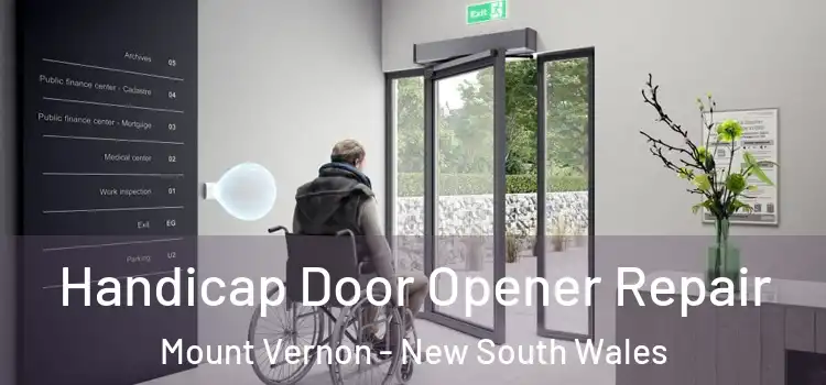 Handicap Door Opener Repair Mount Vernon - New South Wales