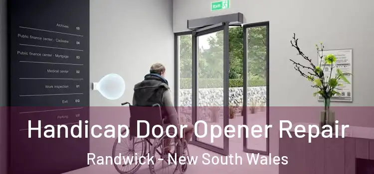 Handicap Door Opener Repair Randwick - New South Wales