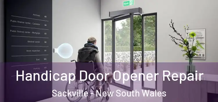 Handicap Door Opener Repair Sackville - New South Wales