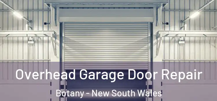 Overhead Garage Door Repair Botany - New South Wales
