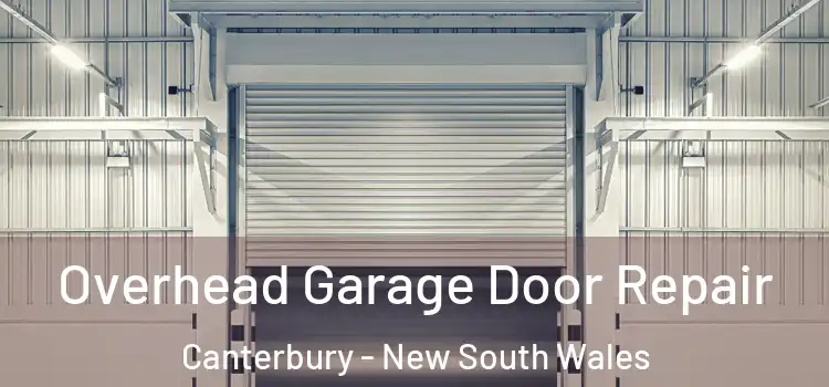 Overhead Garage Door Repair Canterbury - New South Wales