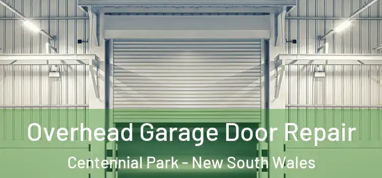 Overhead Garage Door Repair Centennial Park - New South Wales