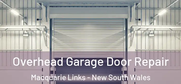 Overhead Garage Door Repair Macquarie Links - New South Wales