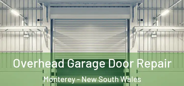 Overhead Garage Door Repair Monterey - New South Wales