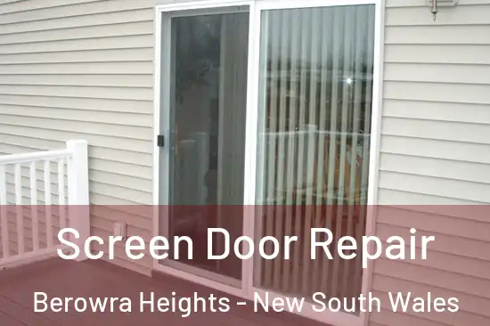 Screen Door Repair Berowra Heights - New South Wales