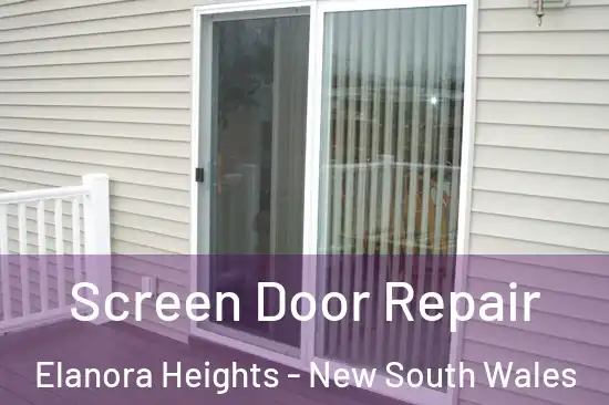 Screen Door Repair Elanora Heights - New South Wales