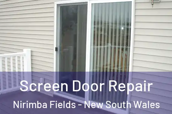 Screen Door Repair Nirimba Fields - New South Wales