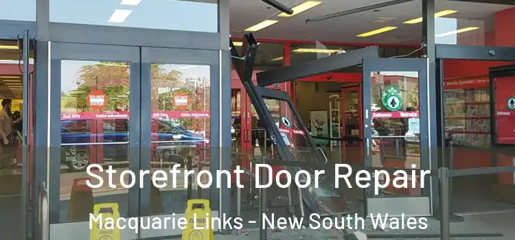 Storefront Door Repair Macquarie Links - New South Wales